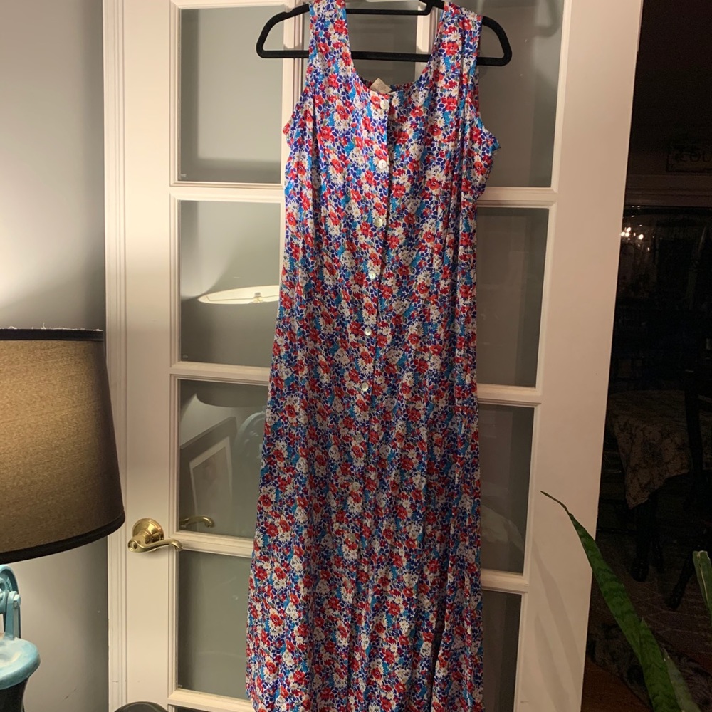 BLAIR full length floral summer dress